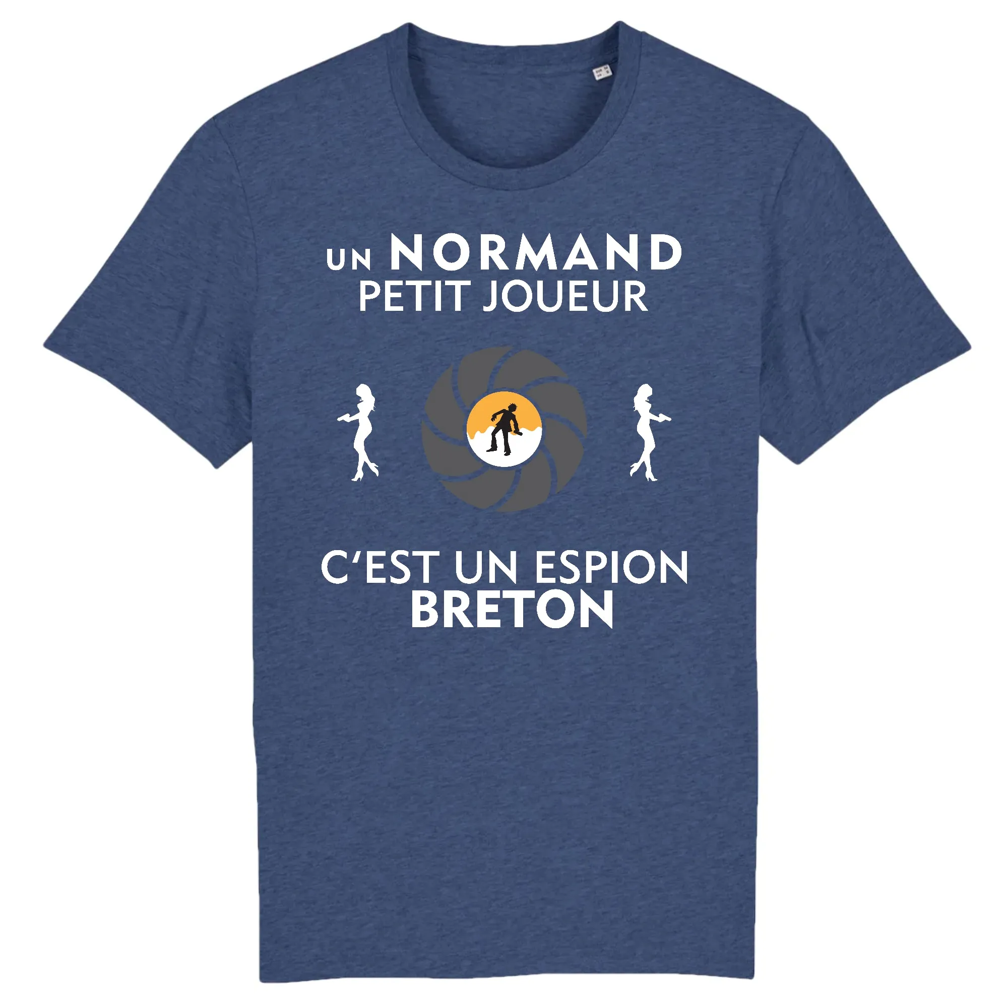 Normand petit joueur - T-shirt cadeau humour et alcool - Coton bio - Imprimé FR