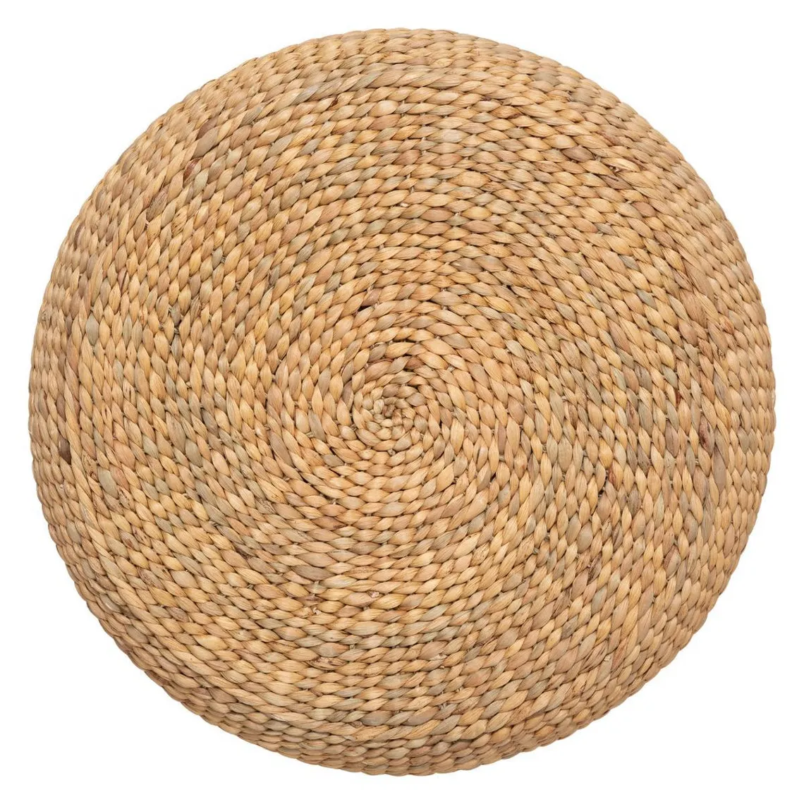Pouf Tressé WOND Naturel | 3 Suisses