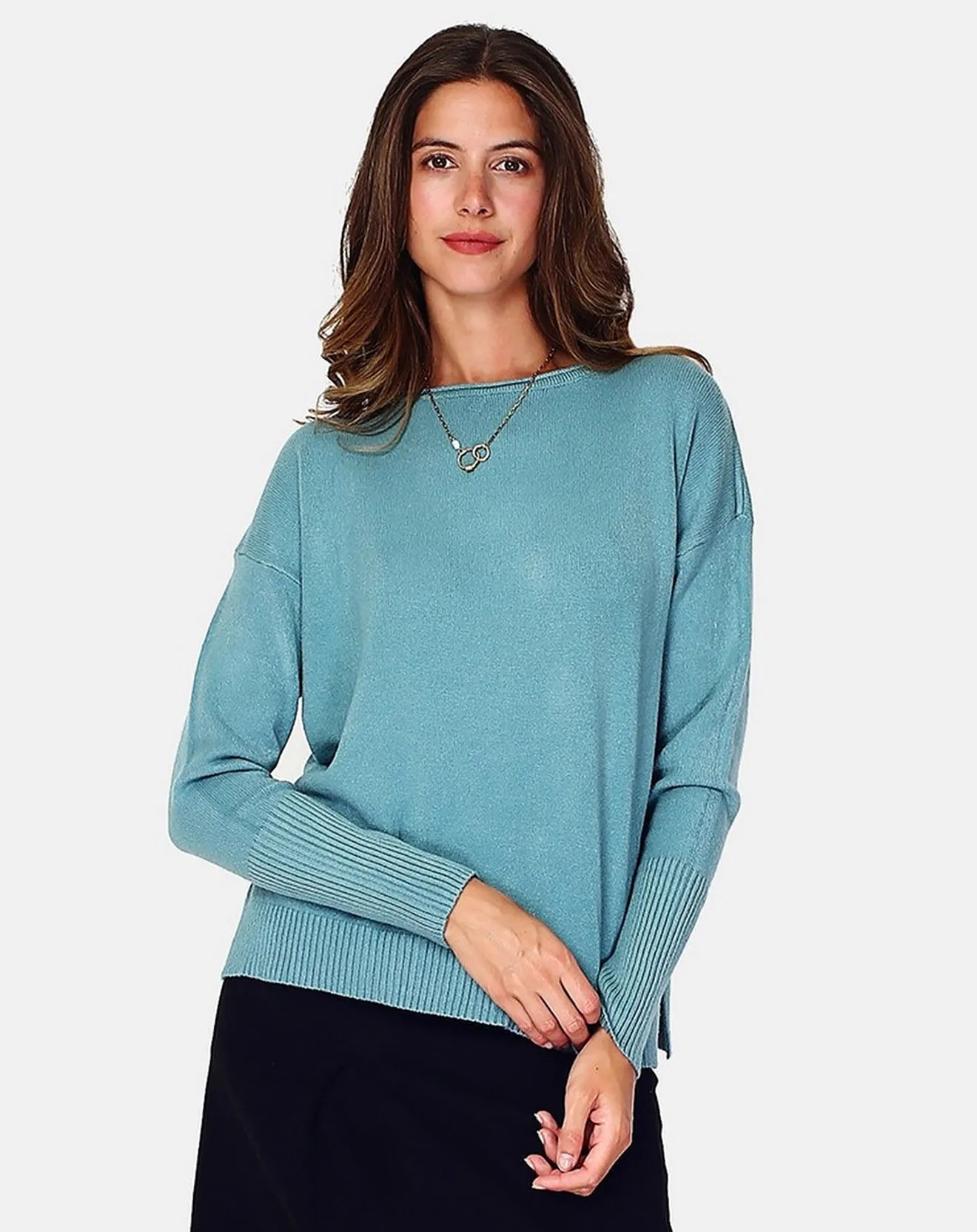 Pull en Cachemire mélangé Estelle jade