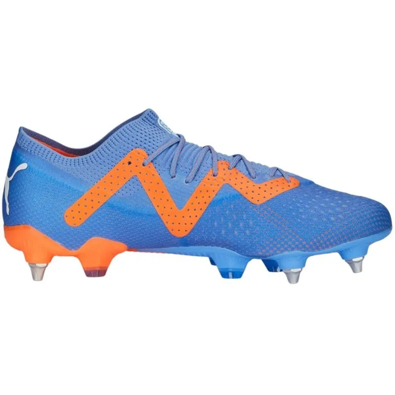 Puma Future Ultimate Low MxSG M 107209 01 chaussures de football bleu bleu