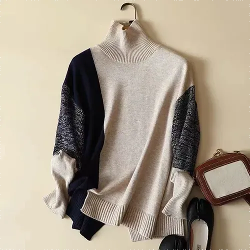 Rae | Pull D'hiver  Col Roulé Pour Femmes | Chaud