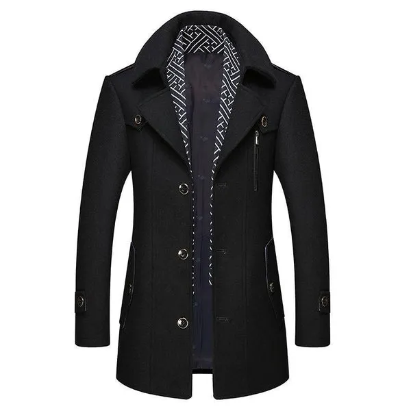 Roger - Manteau en laine pour homme - Classique et élégant