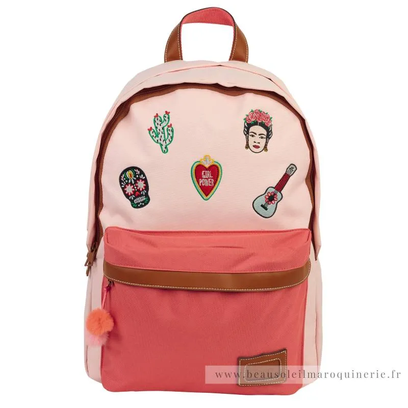 Sac à dos L Tann's Adriana patchs Mexique 63141. CE2, CM1, CM2