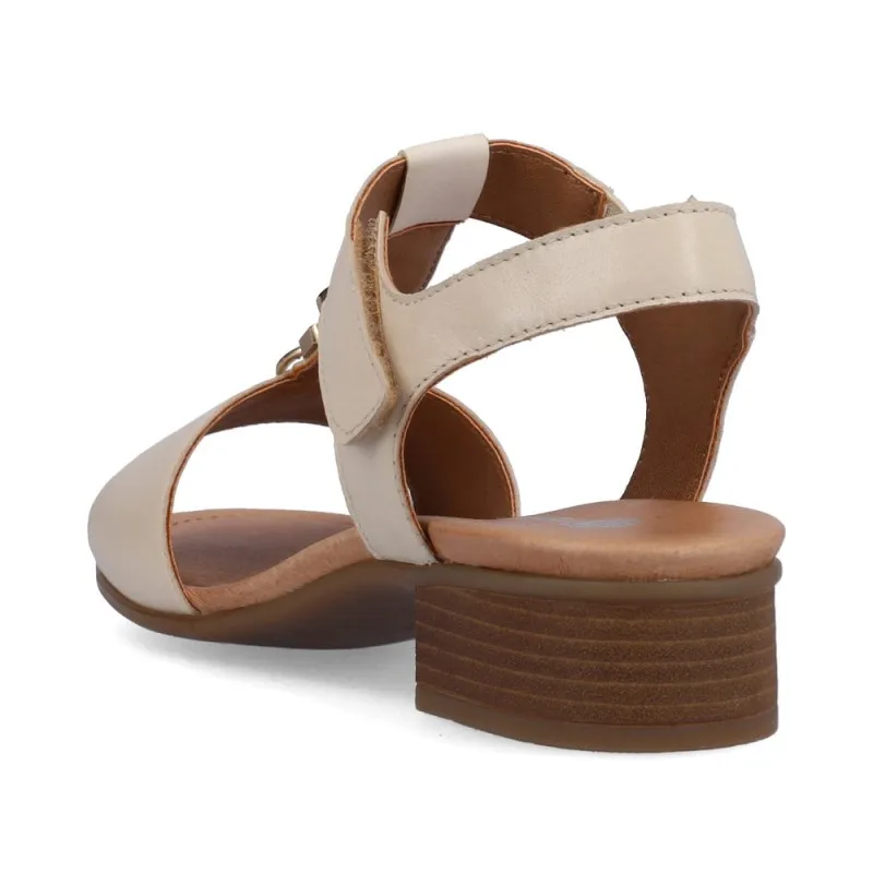 Sandale femmes Rieker D0P52-80 lightgold