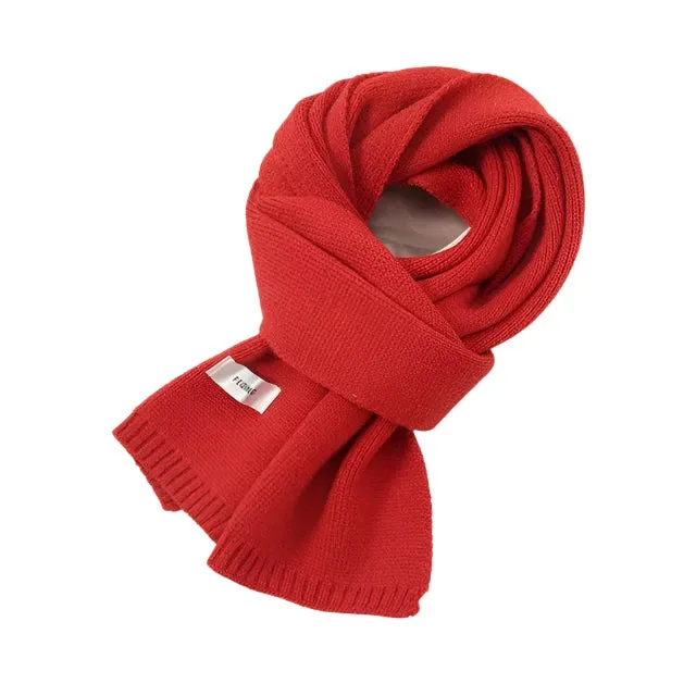 Seraphie - charpe d'hiver en cachemire uni pour femmes
