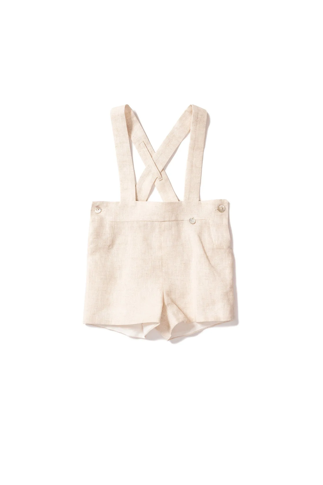 Short Bretelles Pureté du Bébé Garçon