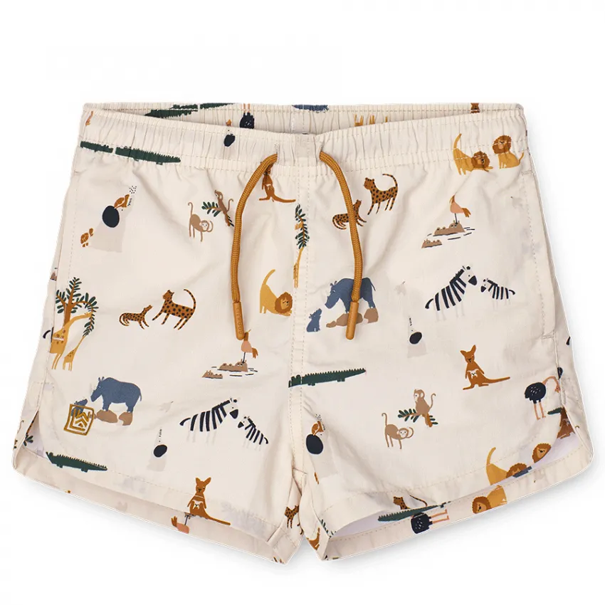 Short de bain animaux marins enfants Liewood | Petites Fripouilles