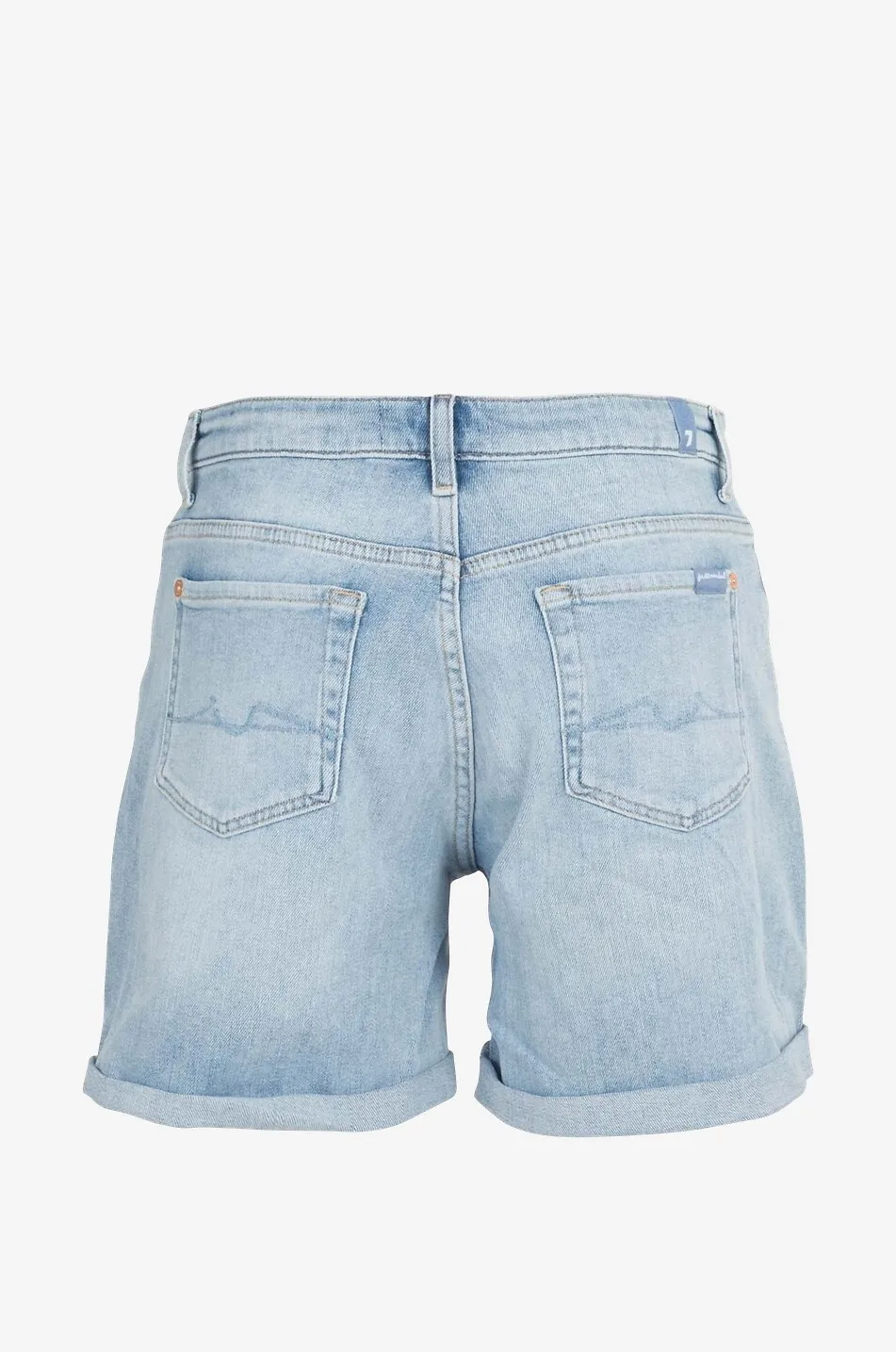 Short taille haute en jean Boy Blurred