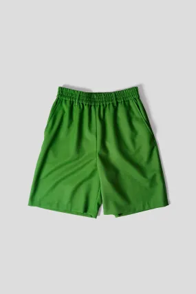 SHORT  TAILLE LASTIQUE VERT SAPIN