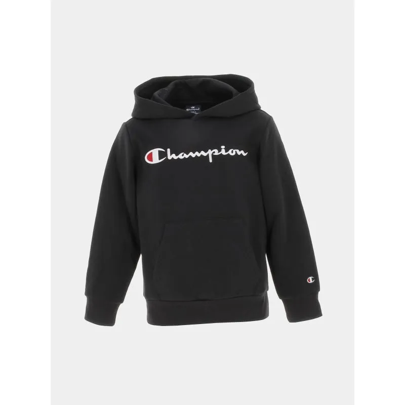 Sweat crewneck logo brodé bordeaux enfant - Champion | wimod