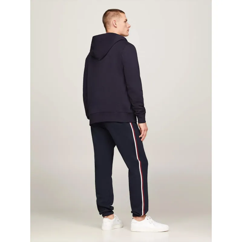 Sweat global stripe bleu marine homme - Tommy Hilfiger | wimod