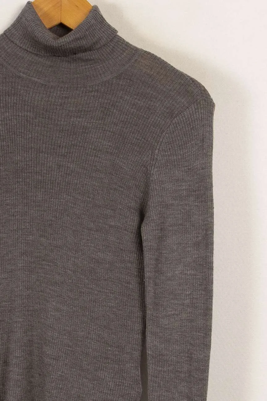 Sweat gris à col roulé - Taille M/38