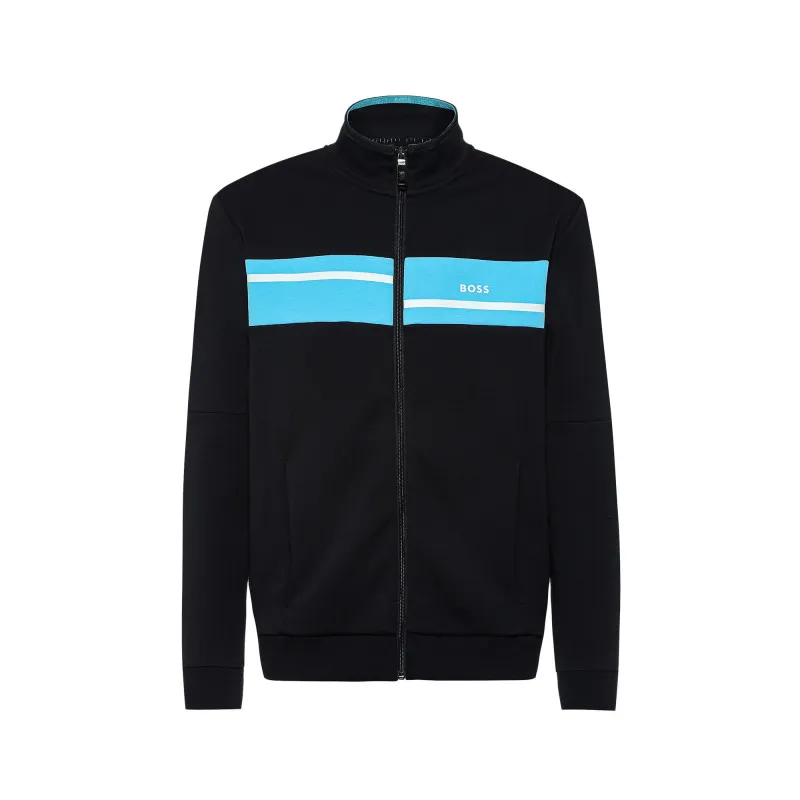 Sweat zippé Boss Skaz 1 Bleu Marine