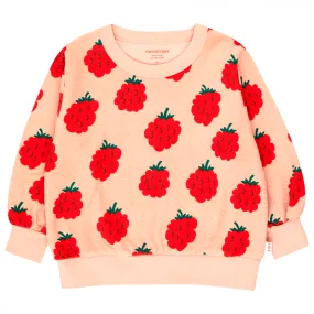 Sweatshirt framboise pour enfants Tinycottons | Petites Fripouilles