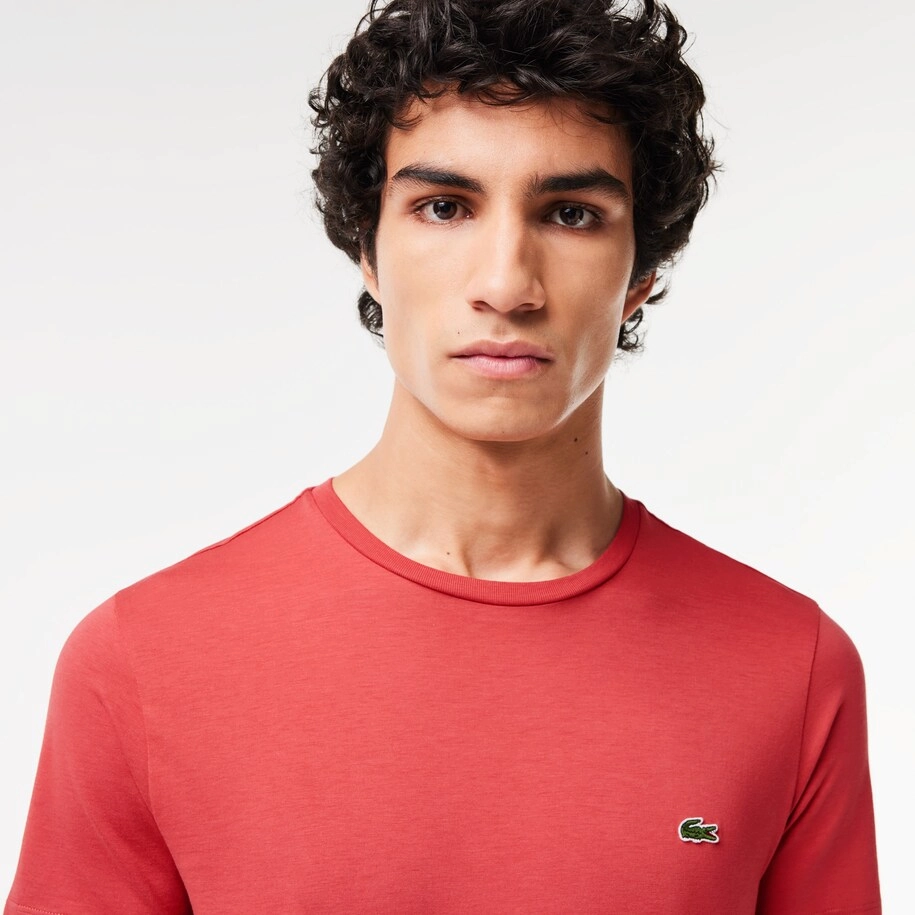 T-Shirt Lacoste Homme TH6709 Sierra Red