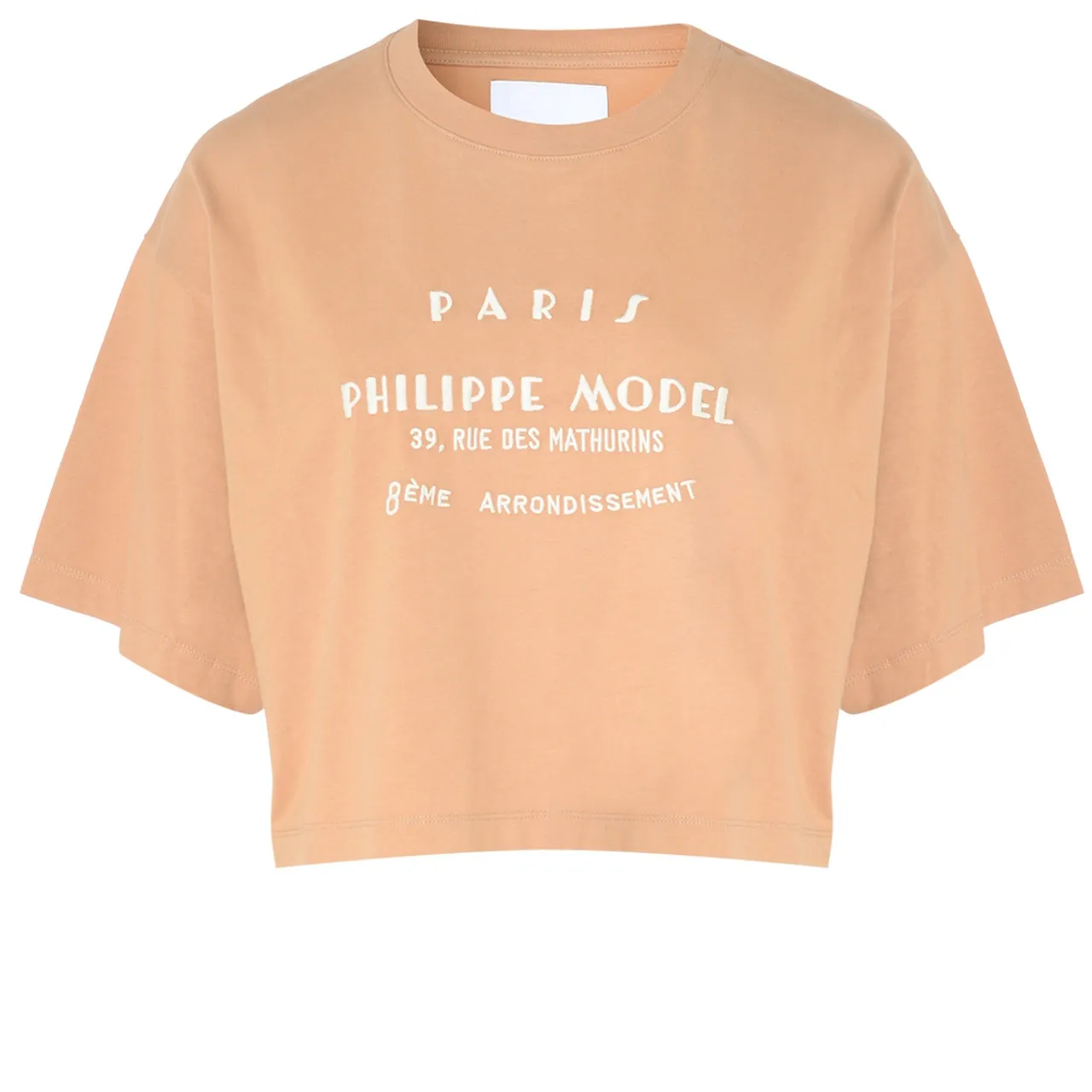 T-Shirt  Philippe Model Cropped beige