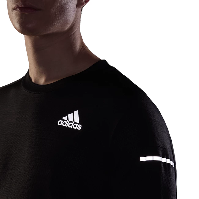 T-shirt pour homme adidas  Cooler LS Black
