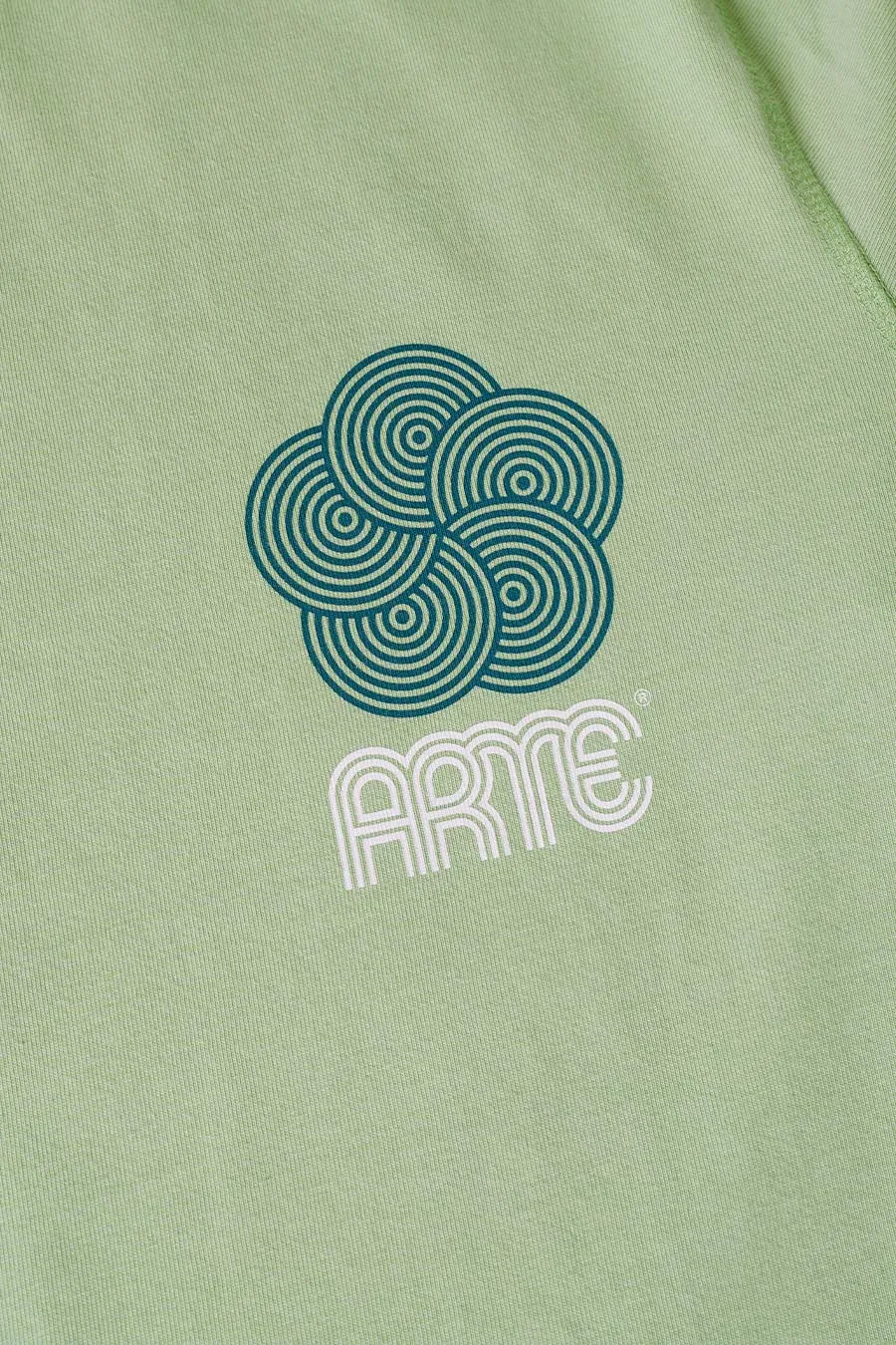 T-SHIRT TEO CIRCLE FLOWER VERT