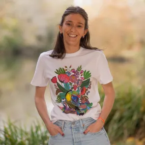 Tee-shirt Le Toucan floral - TEE KLUB - Marques de France