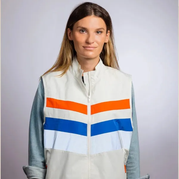 Veste réfléchissante unisexe en polyester recyclé