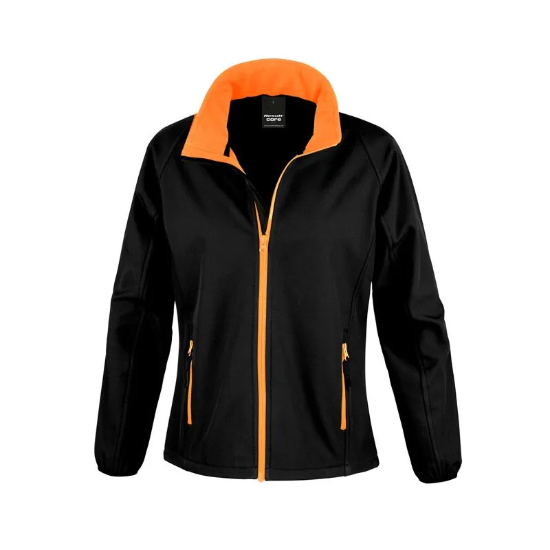 Veste softshell contrasté 2 couches intérieur micropolaire 280 grs-m2 Printable femme Result