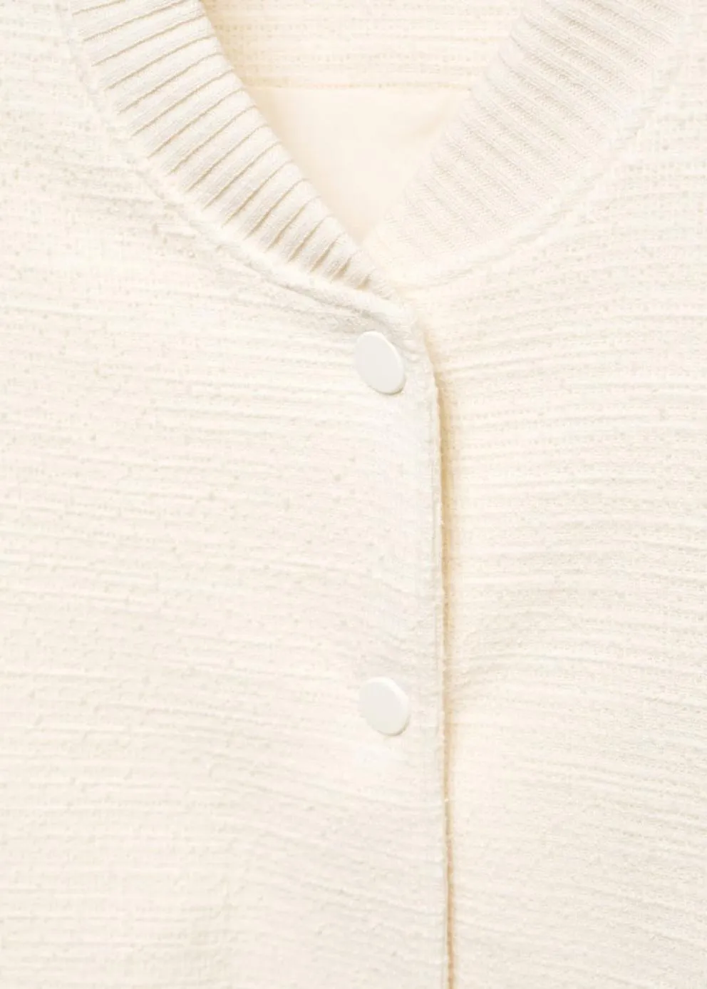 Vestes Et Blazers | Femme MANGO Veste Bomber Tweed Beige