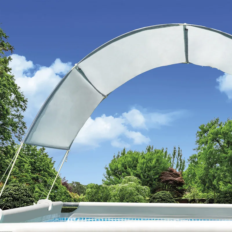 Voile d'ombrage pour piscine hor